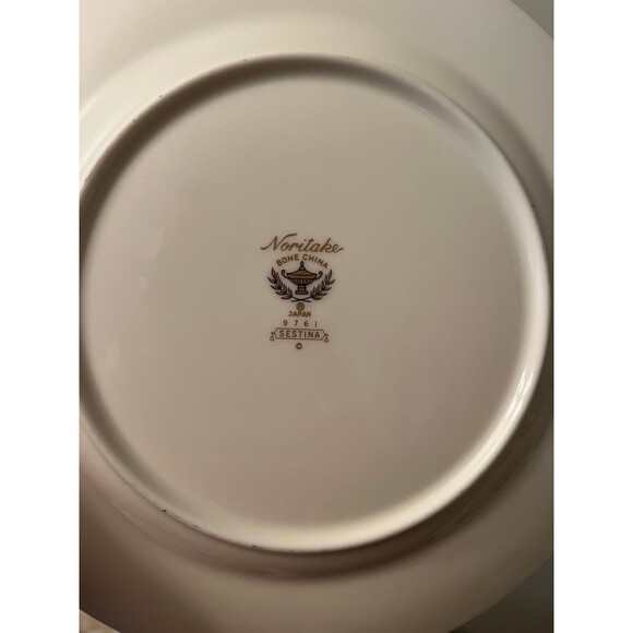 Set of 3 Noritake Sestina Bone China Salad Plates - Picture 7 of 7